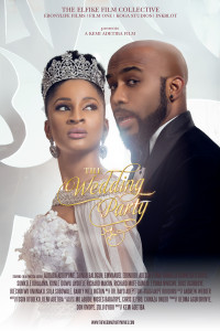 Adesua Etomi and Banky W (The Wedding Party character poster) photographed by Remi Adetiba