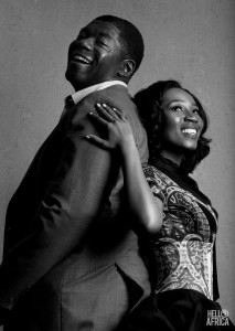Roman Oben and Eunice Omole photographed by Remi Adetiba