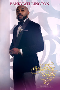 Banky W (The Wedding Party character poster) photographed by Remi Adetiba