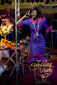 Zainab Balogun (The Wedding Party character poster) photographed by Remi Adetiba
