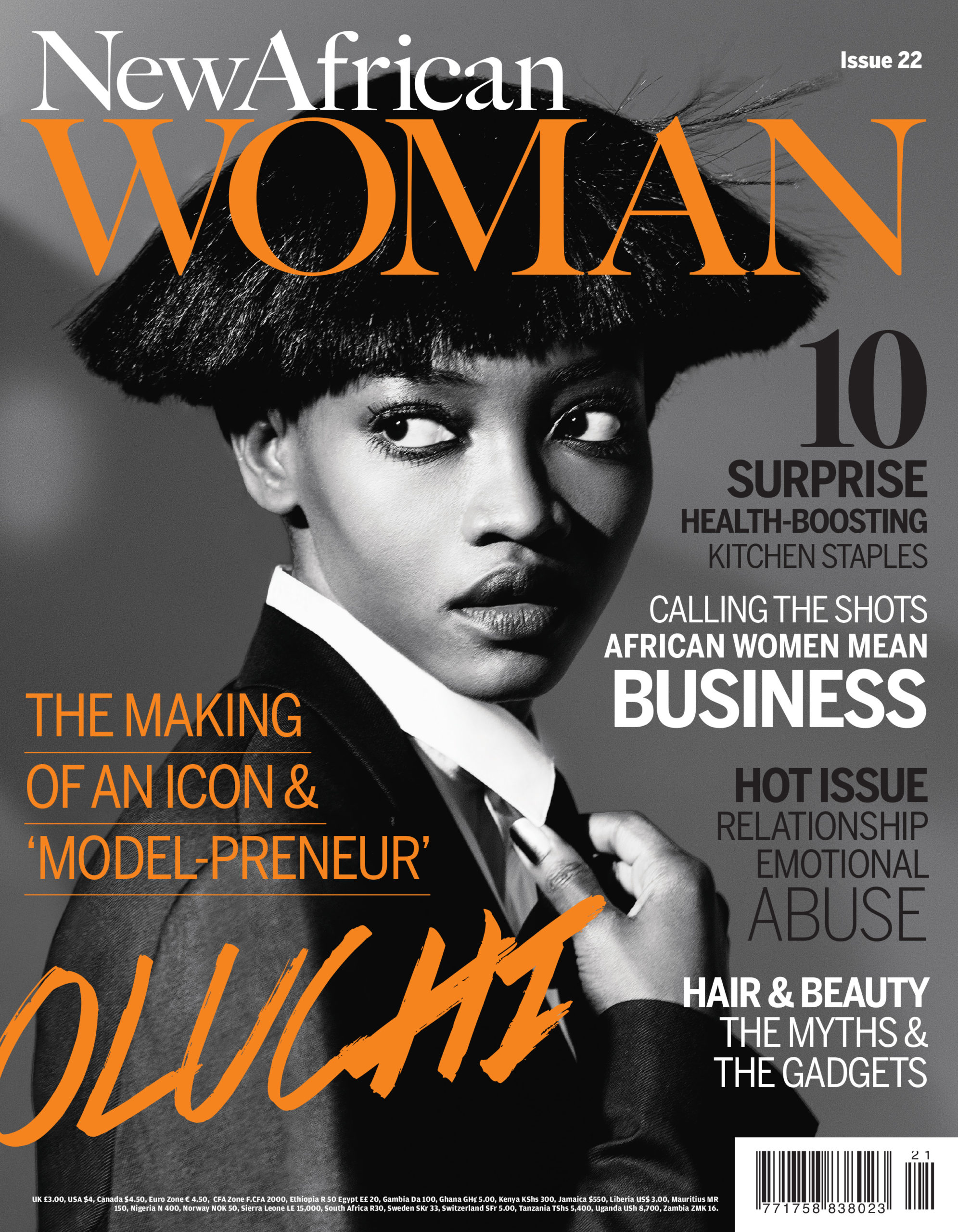 Oluchi Onweagba Orlandi for New African Woman magazine - photographed by Remi Adetiba