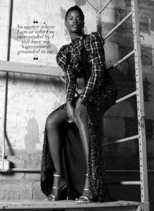 Model Mayowa Nicholas for Schick Magazine October 2017, photographed by Remi Adetiba