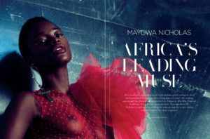 Model Mayowa Nicholas for Schick Magazine October 2017, photographed by Remi Adetiba