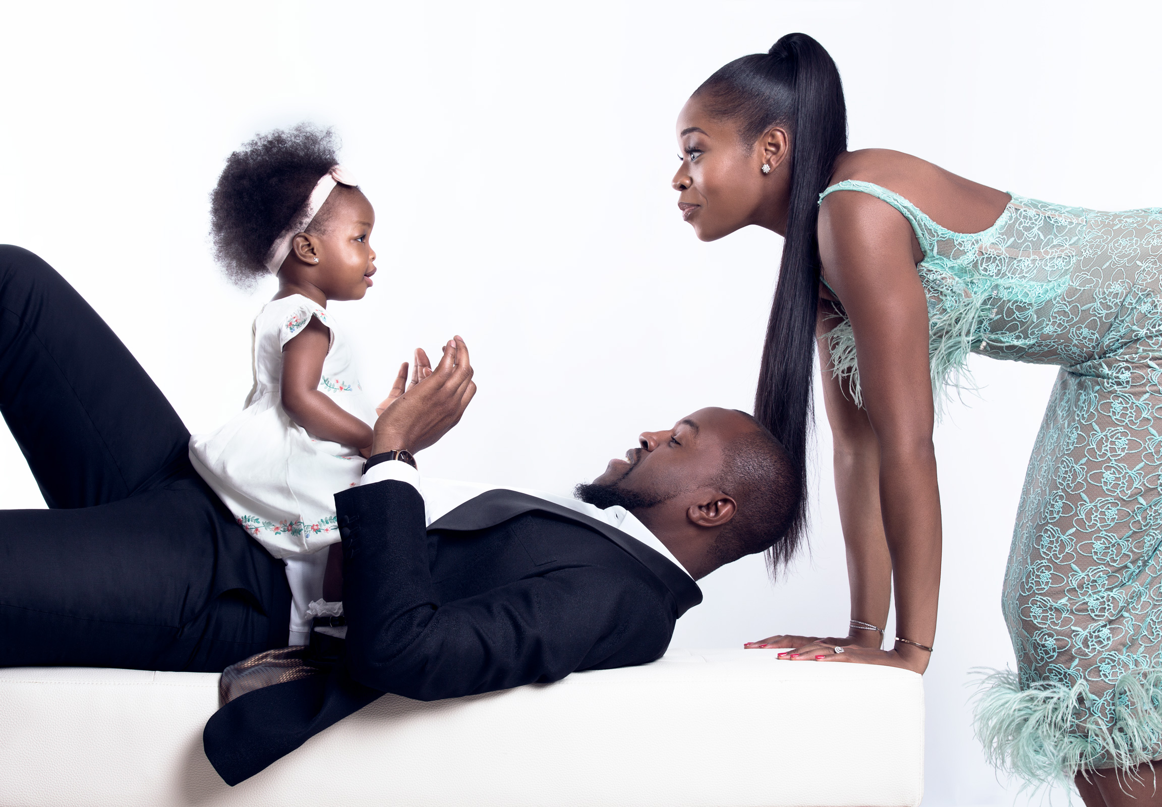 The Okwuosa family, photographed by Remi Adetiba