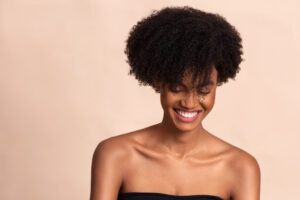 Model Chisom Okeke photographed for OLORI Beauty USA's launch campaign by Remi Adetiba